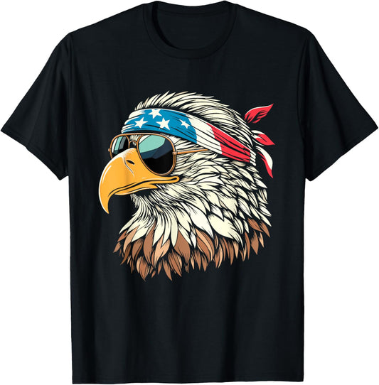 Bald Eagle 4Th Of July Usa American Flag Patriotic Men Women