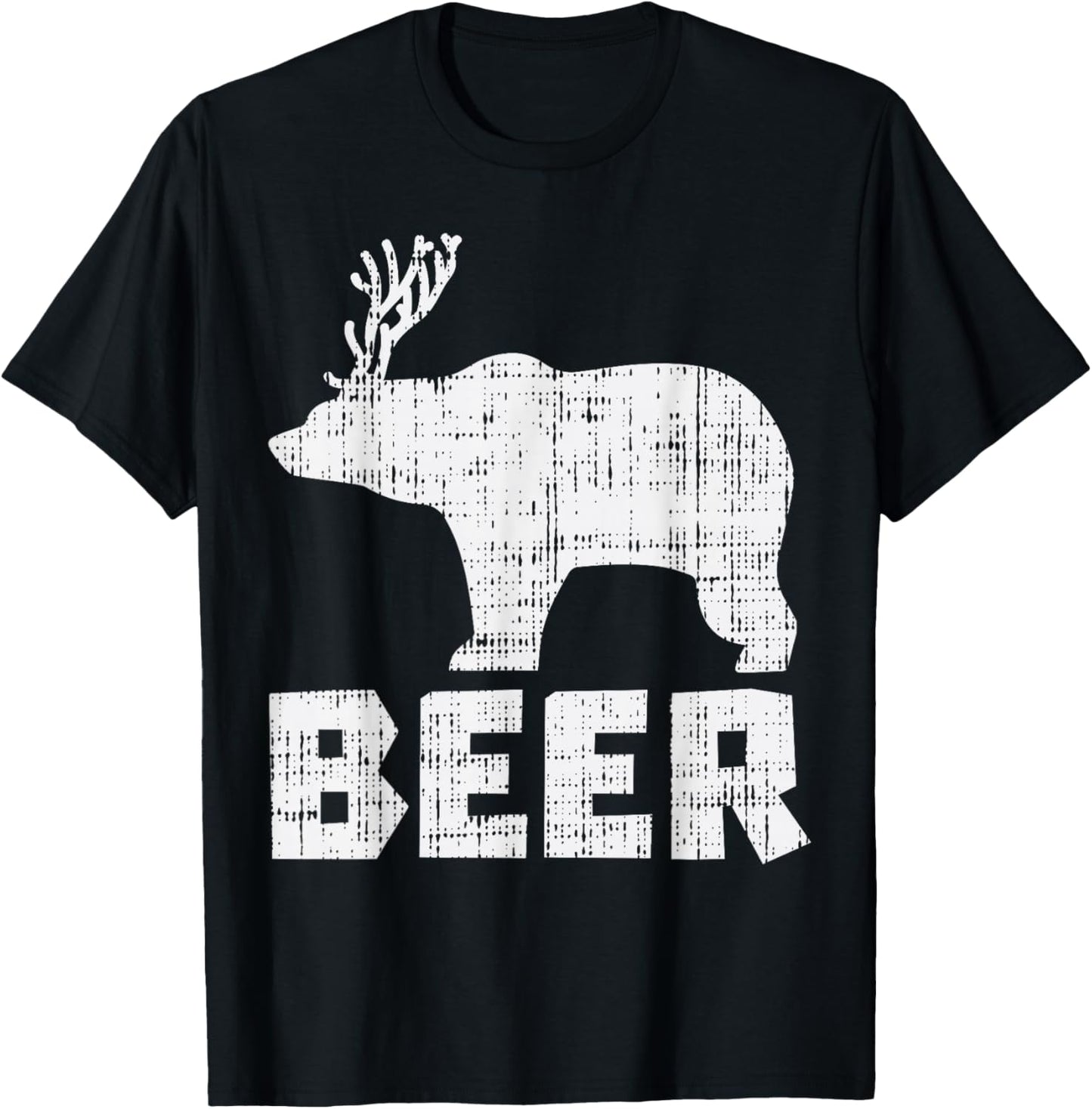 Bear Deer Beer Funny Drinking Hunting Camping Dad Uncle Gift