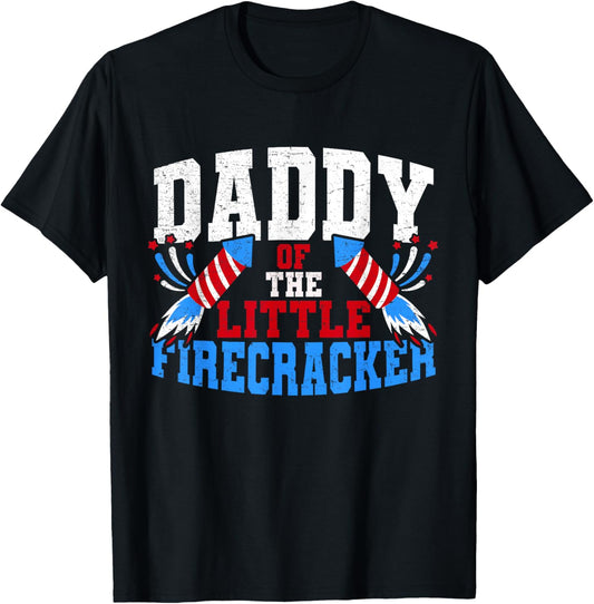 Firecracker Daddy Fireworks Dad American Flag
