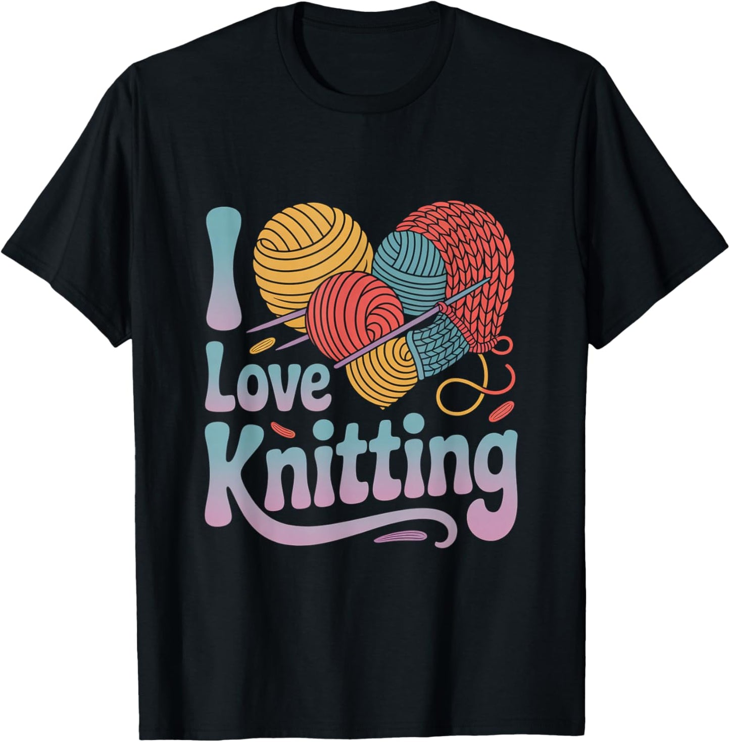 I Love Knitting Enthusiast Yarn Lover