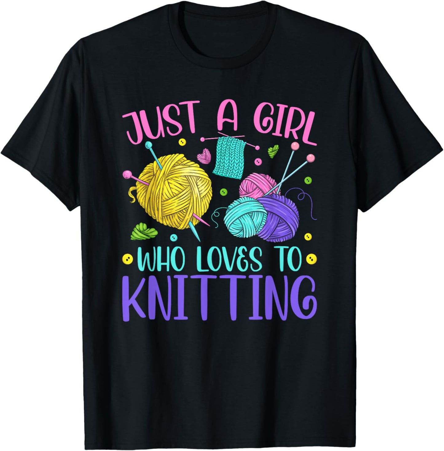 Just A Girl Who Loves To Knitting Yarn Crochet Knitter