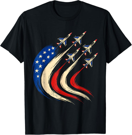 Patriotic Usa Flag Jets Boys 4Th Of July