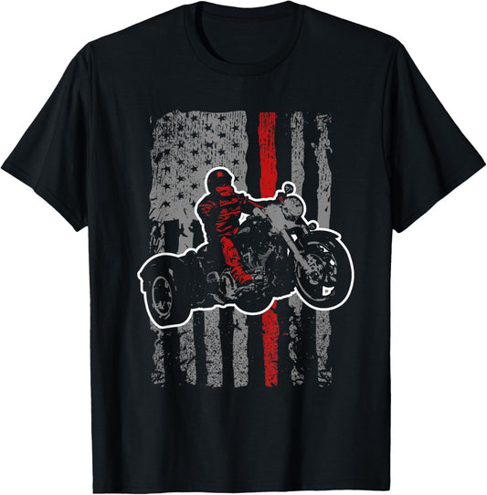 Usa Flag Trike Bike Mens Motorcycle Trike Rider Triker