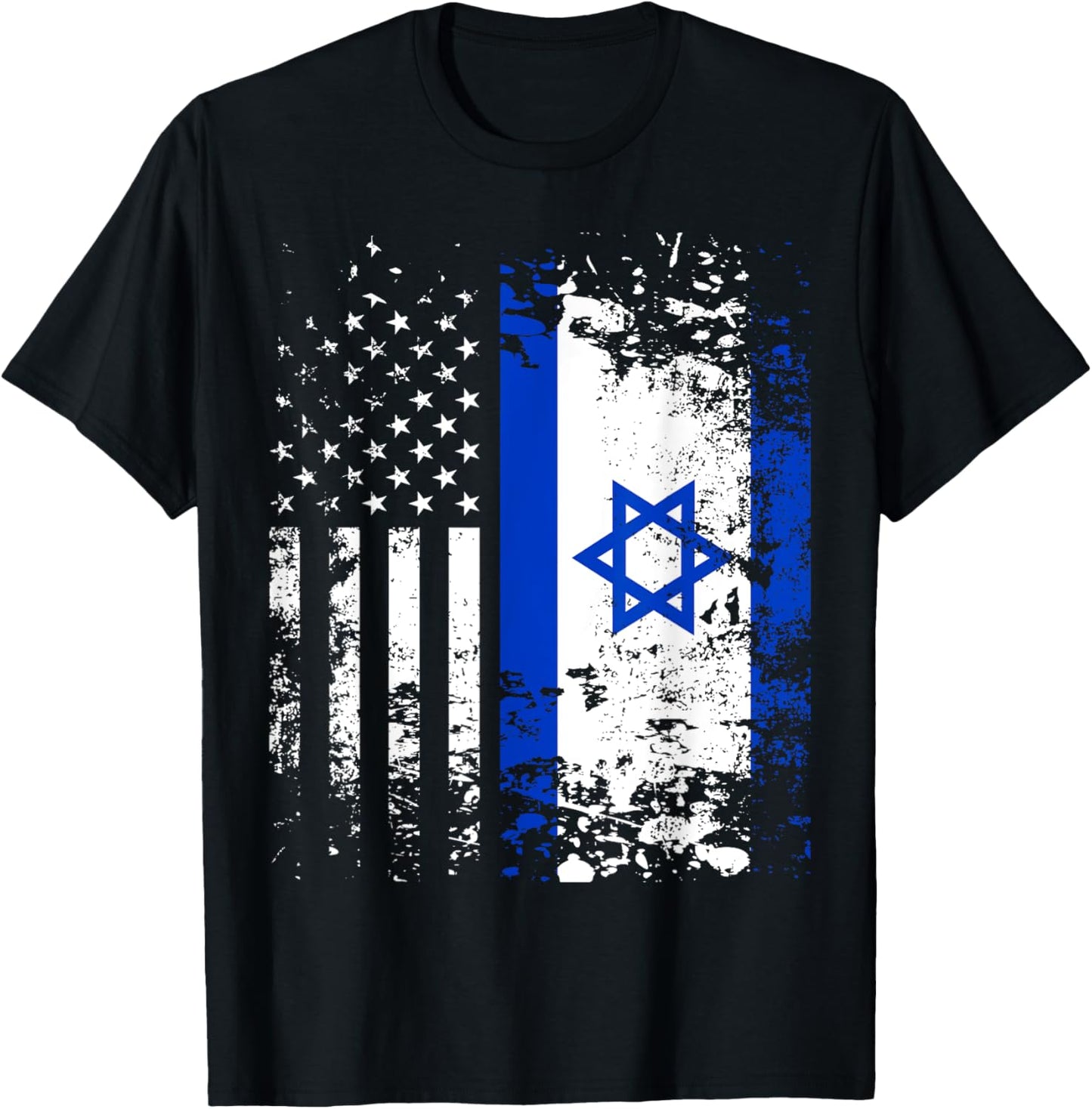 Proud Israeli Usa Flag Patriotic Pride American Israel Flag