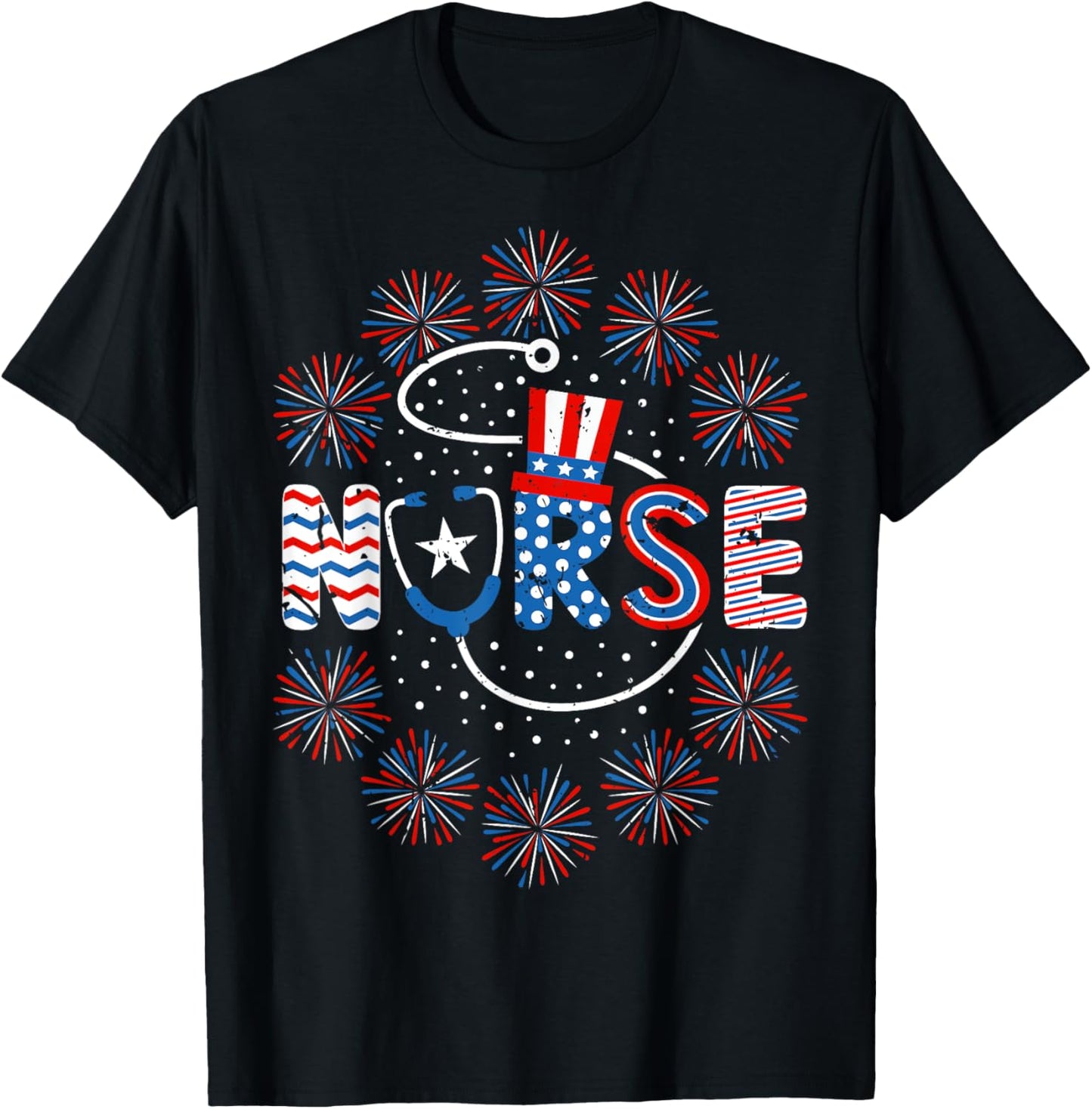 4Th Of July Nurse American Flag Nursing Patriotic Nurse