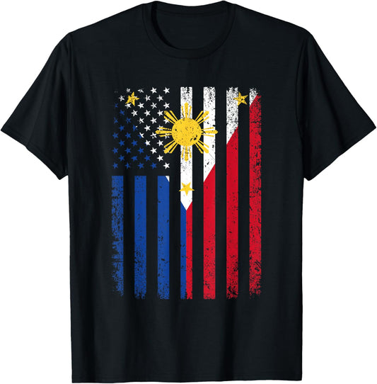 Philippines Usa Flag 4Th Of July American Philippine Flag