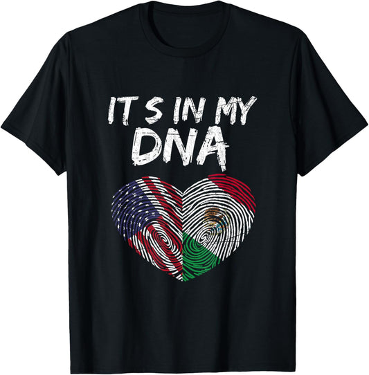 Dna Usa Flag American Mexican Flag Mexico