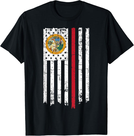Florida American Flag T Shirt