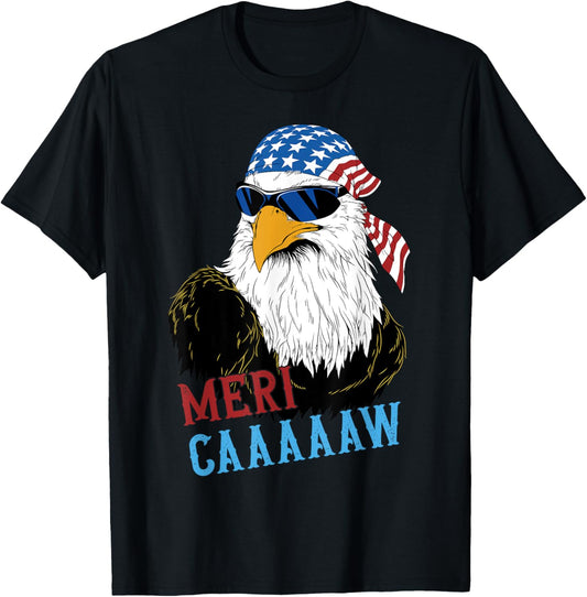 Mericaaaaaw Eagle Mullet 4Th Of July Usa American Flag