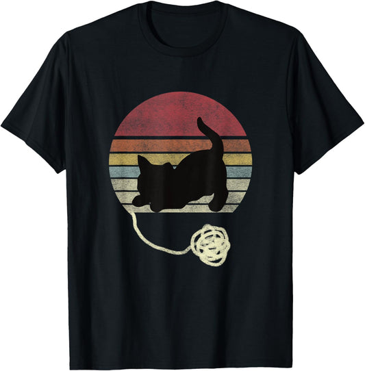 Retro Kitten Sunset Yarn