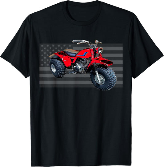 Vintage American Flag 3 Wheeler Atv Atc