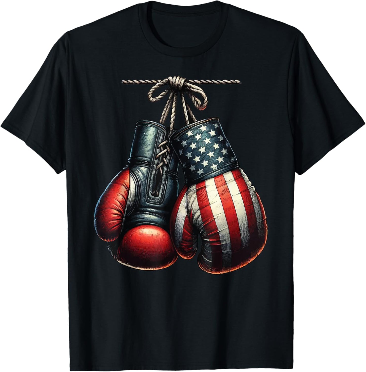 4Th Of July Usa Flag Boxing Gloves For Boxer Training
