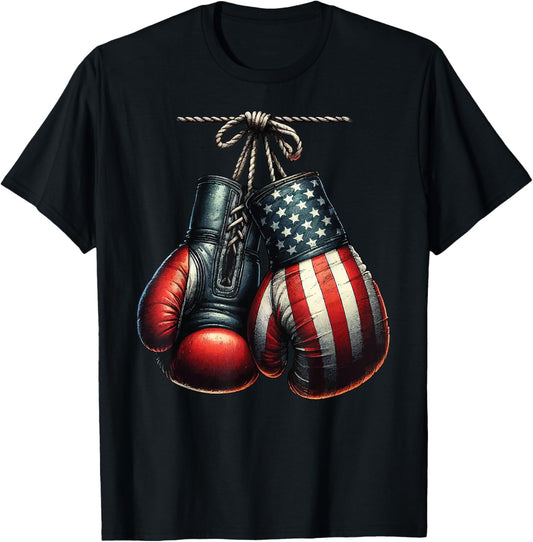 4Th Of July Usa Flag Boxing Gloves For Boxer Training
