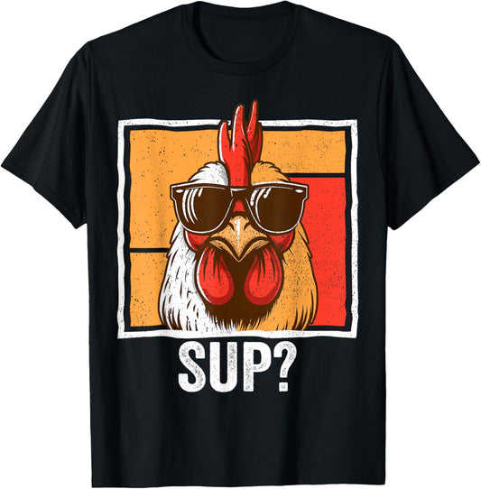 Chicken Sunglasses Animal Farm Funny For Farmer Men Women