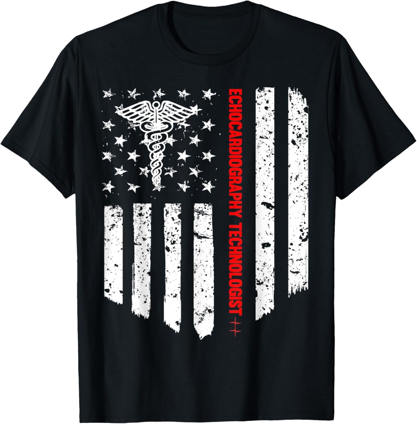 Echocardiography Technologist American Flag Patriotic Gift
