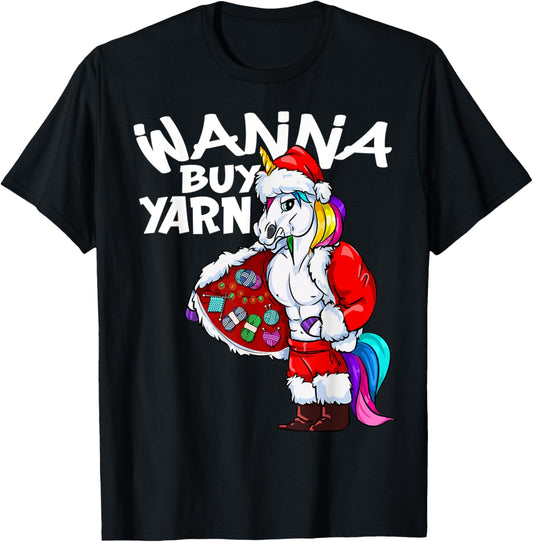 Wool Dealer Unicorn Wanna Buy Yarn Funny Knitting Gift