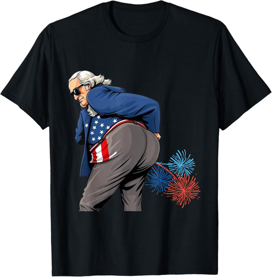 Funny July 4Th 2025 Funny George Washington Fireworks