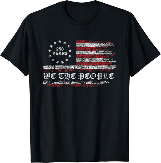 America Semiquincentennial Us Flag 250 Years We The People