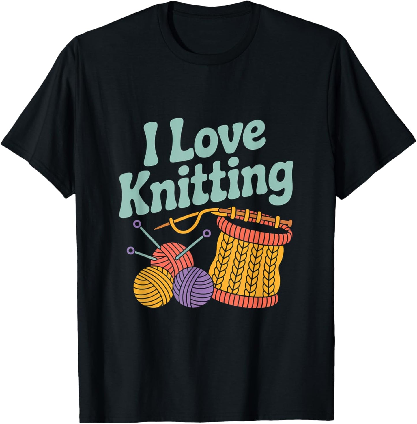 I Love Knitting Yarn Craft Knitter Pride