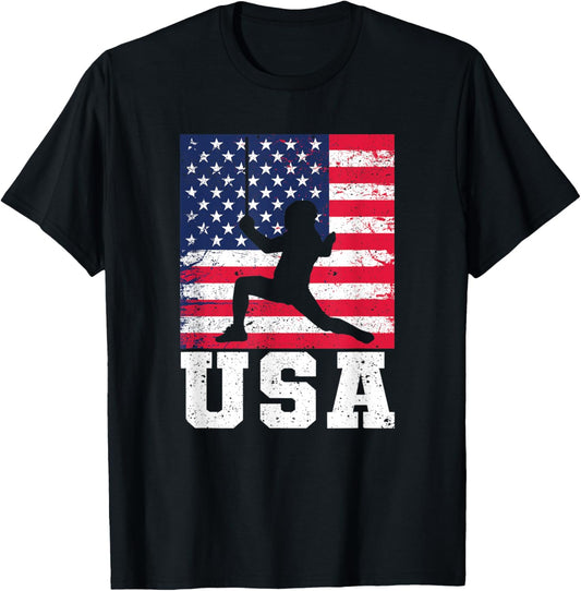 Fencing Usa Team American Flag Us Fencers Epee Men Women
