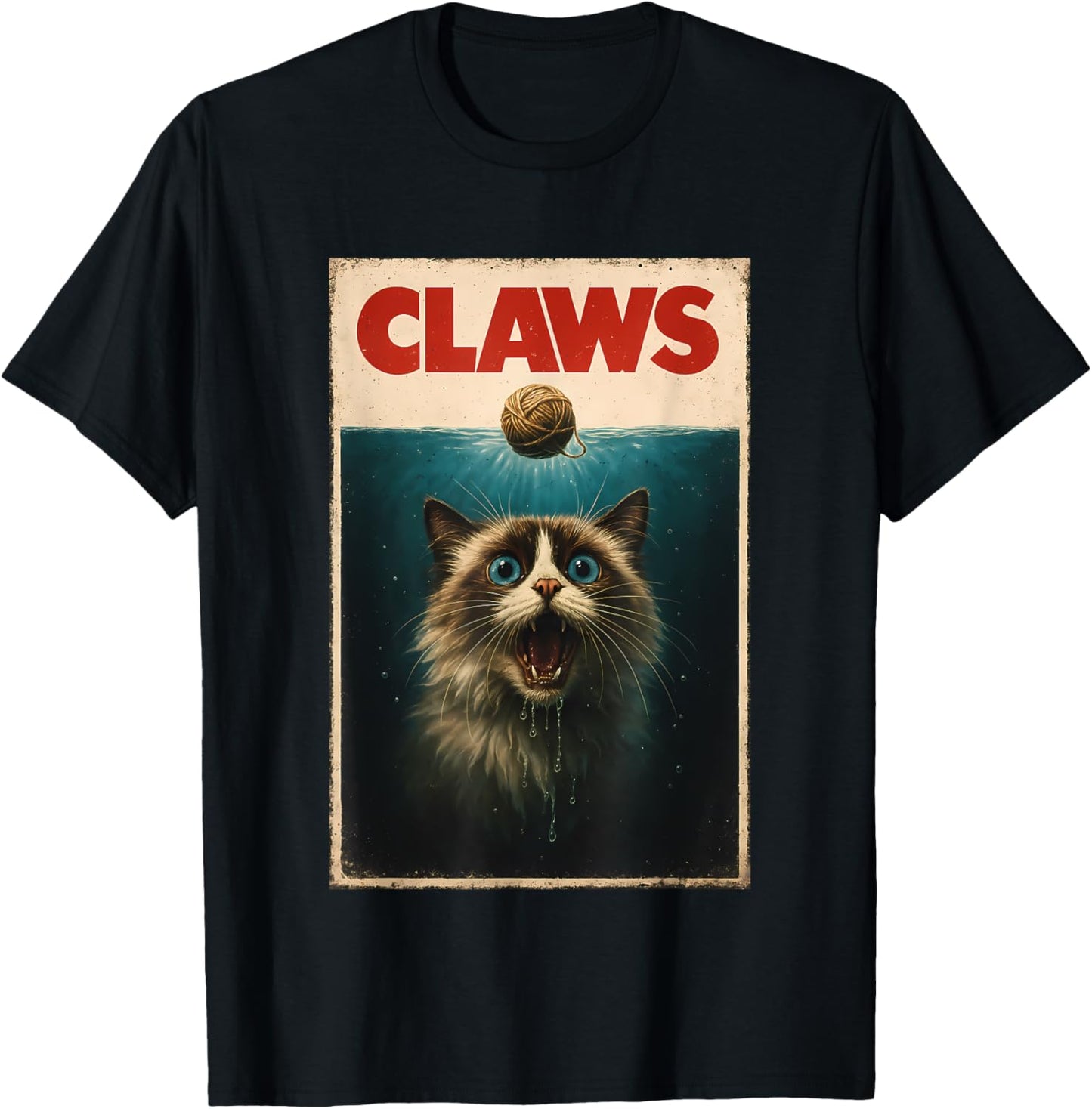 Funny Ragdoll Cat CLAWS Yarn Ball Top Kitten Men Women Kids