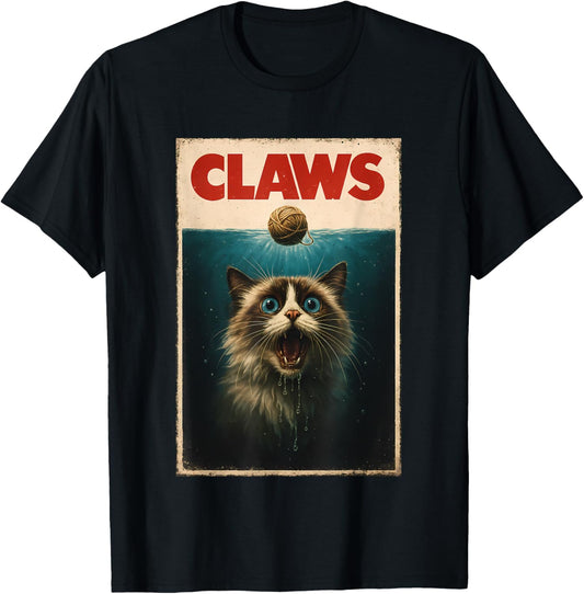 Funny Ragdoll Cat CLAWS Yarn Ball Top Kitten Men Women Kids