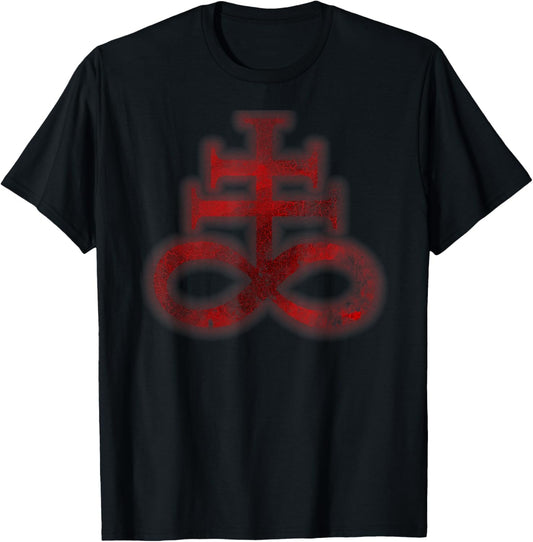Leviathan Cross Shirt Occult, Satanist or Alchemist Symbol