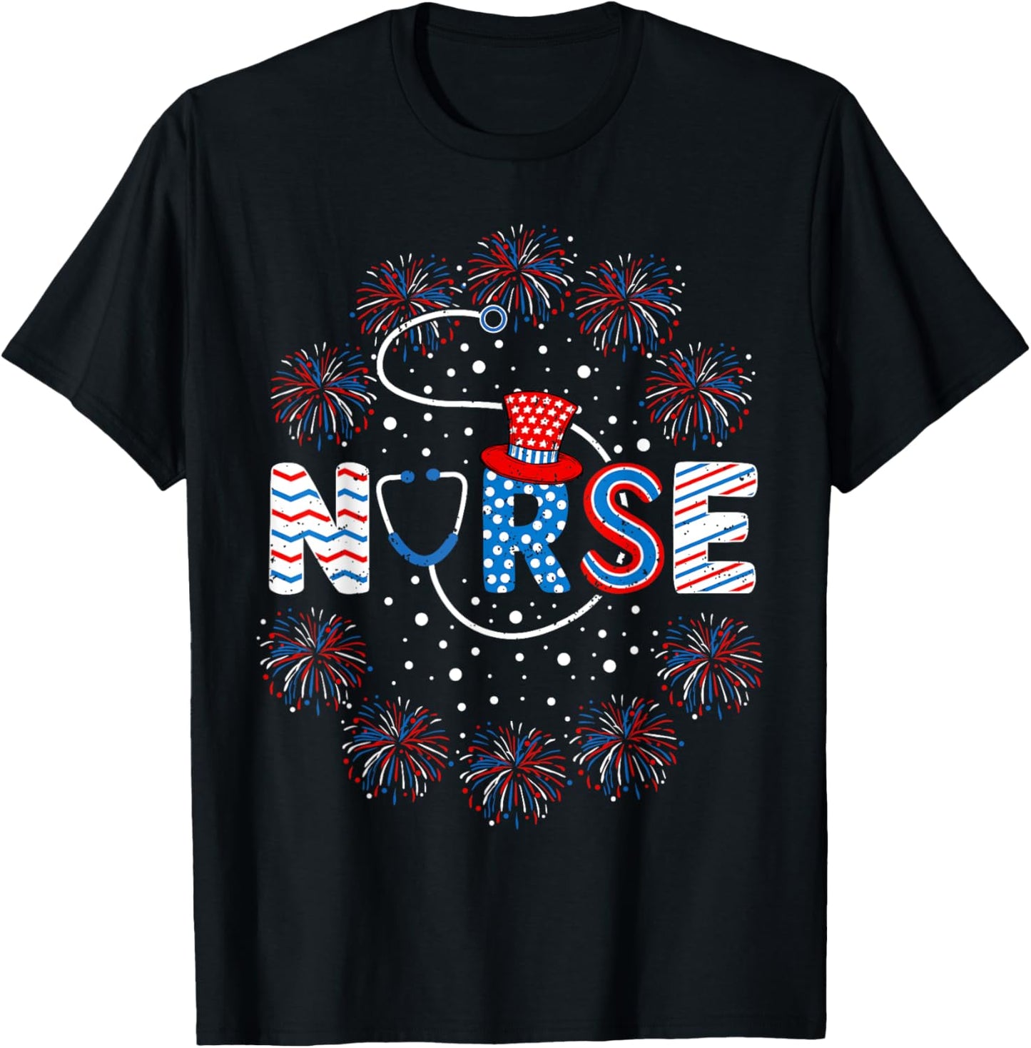 4Th Of July Nurse American Flag Fourth Of July Nurse