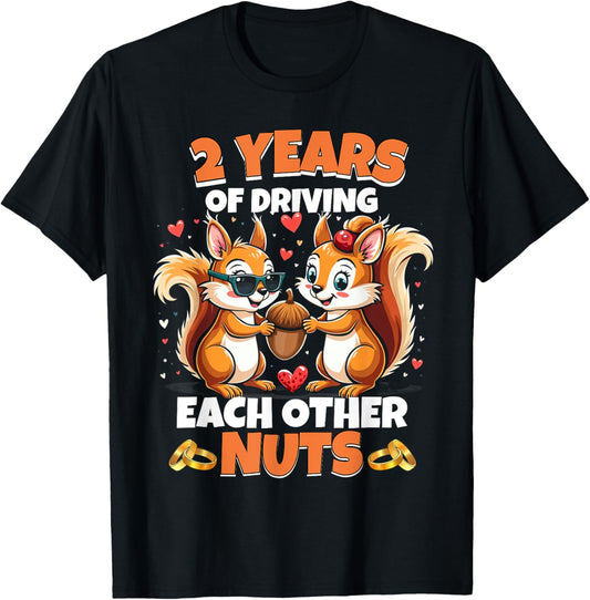 2nd Wedding Anniversary 2 Years Of Driving Each Other Nuts