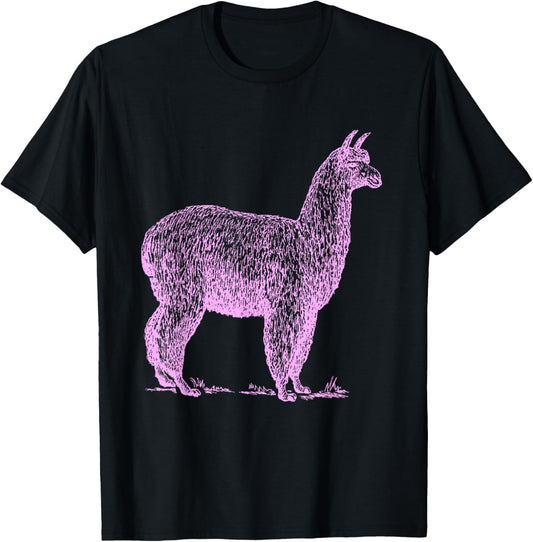 Fun Alpaca T-Shirt Alpaca Yarn Lovers Knitting TShirt