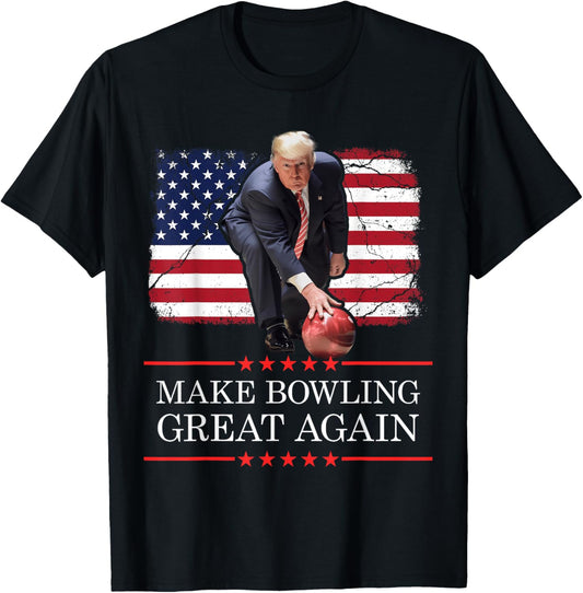 Make Bowling Great Again Funny Trump Bowling Player
