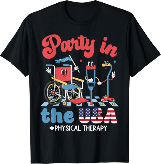 Party In The Usa Physical Therapy Pt Therapist 4Th Of July