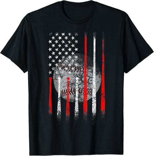 Baseball Usa Flag American Flag Patriotic