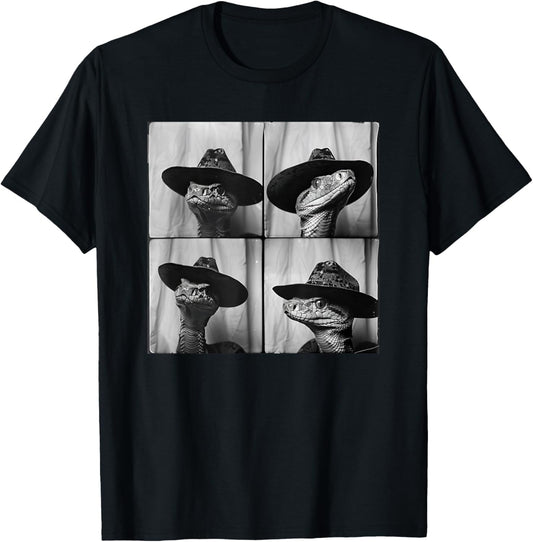 Snake In Cowboy Hat Funny Animal Photobooth Snake Owner