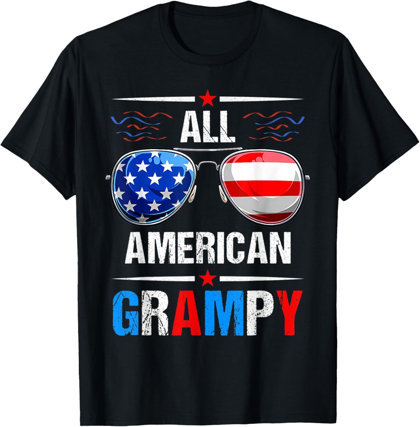 All American Flag Grampy July 4Th Sunglasses Usa Patriotic