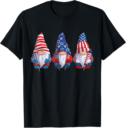Gnomes 4Th Of July Patriotic Gnome Usa Flag Independence Day