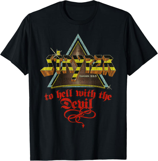 Vintage Funny Faith Quote To Hell With The Devil Metal Music