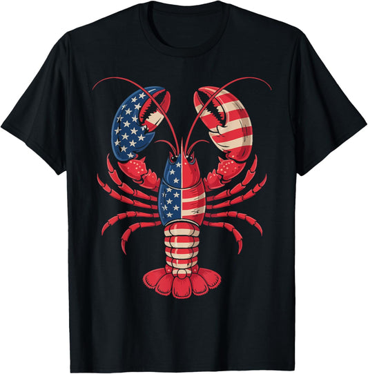American Flag Lobster Patriotic Crawfish Season 4Th Of July
