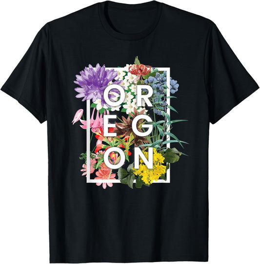 Flowers Of Oregon Word Art Oregon State Usa Souvenir