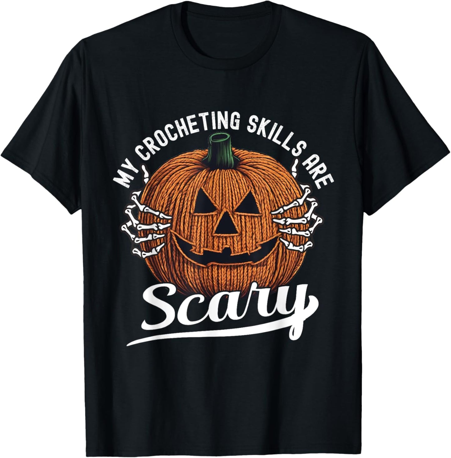 Crochet Yarn Halloween Pumpkin Yarn Lovers Funny Crocheters