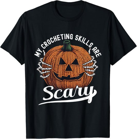 Crochet Yarn Halloween Pumpkin Yarn Lovers Funny Crocheters