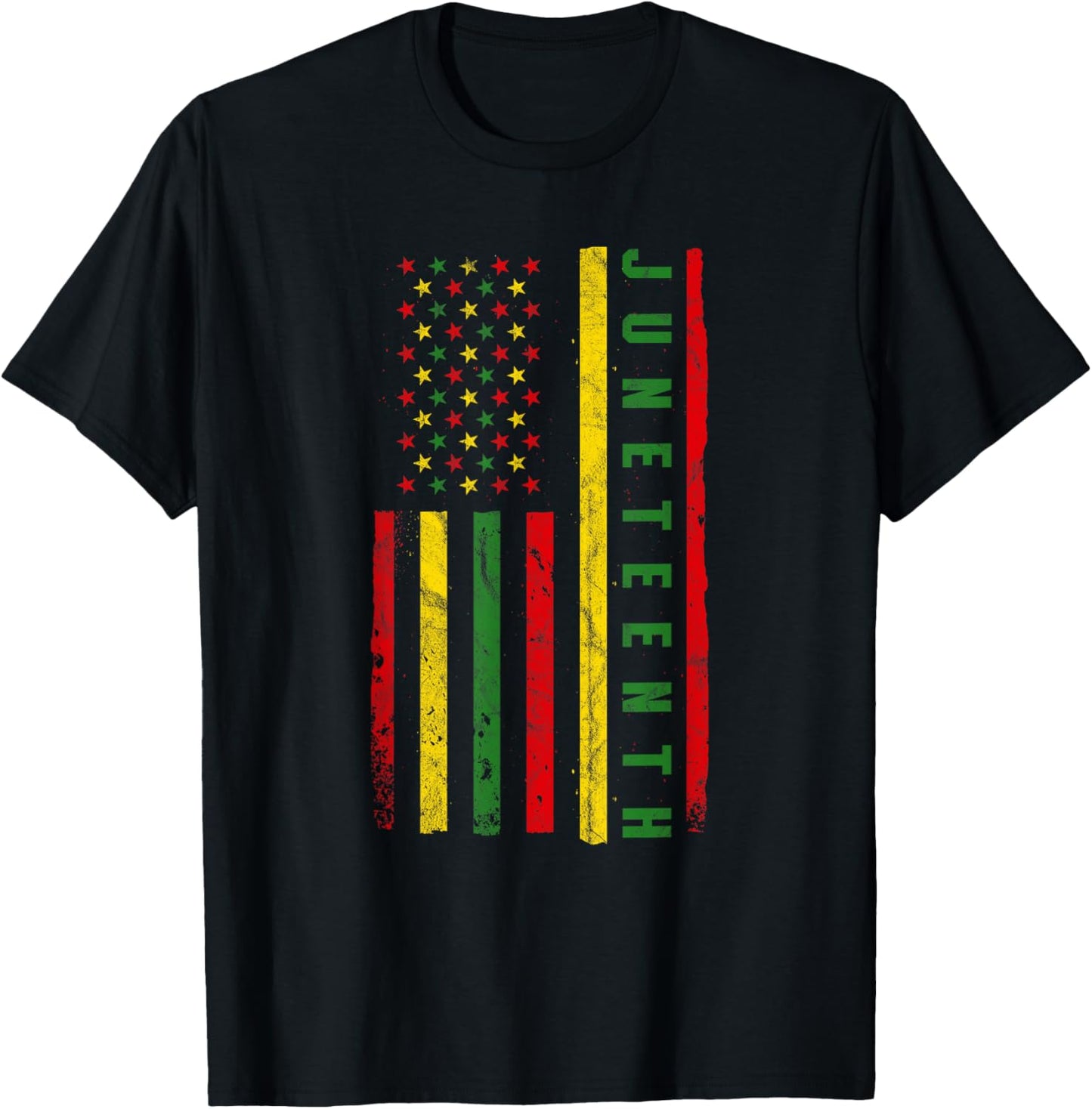 Juneteenth American Flag Emancipation Melanin Black