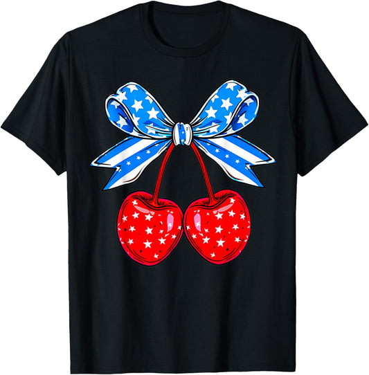 American Flag Bow Tie 4Th Of July Girls Patriotic Cute Bow