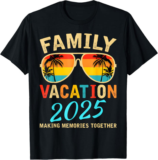 Family Vacation 2025 Beach Matching Summer Vacation 2025