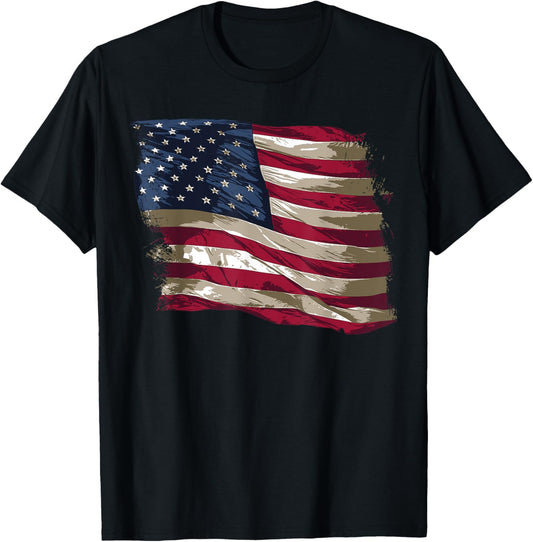 American Flag Distressed