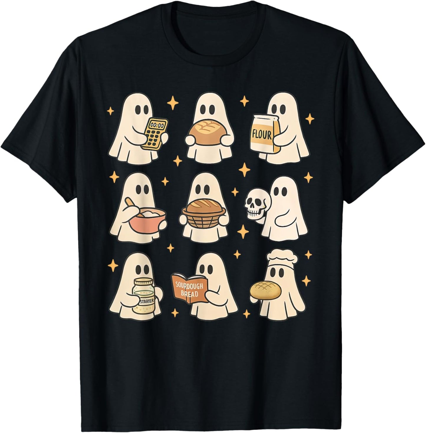 Sourdough Bread Halloween Cute Ghost Homemaker Baking Baker
