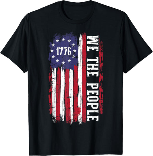 Us American Flag 1776 We The People For Independence Day
