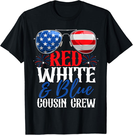 Red White And Blue Cousin Crew 4Th Of July American Flag