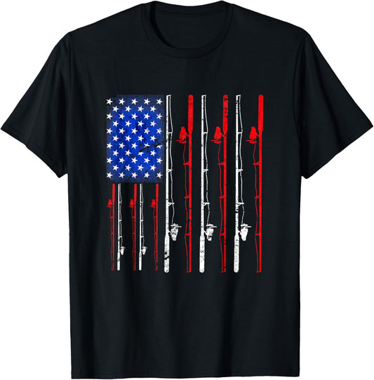 Fishing Shirt American Flag Shirt Fishing