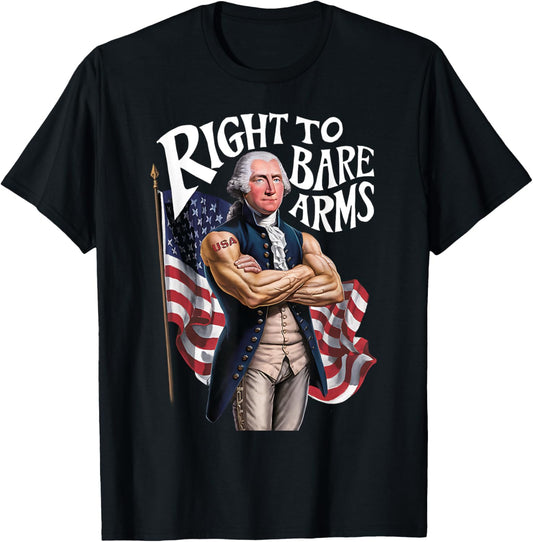 Funny Usa George Washington Patriotic Right To Bear Arms